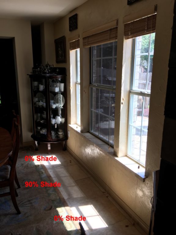 Window film can not give your glass 90% shade
