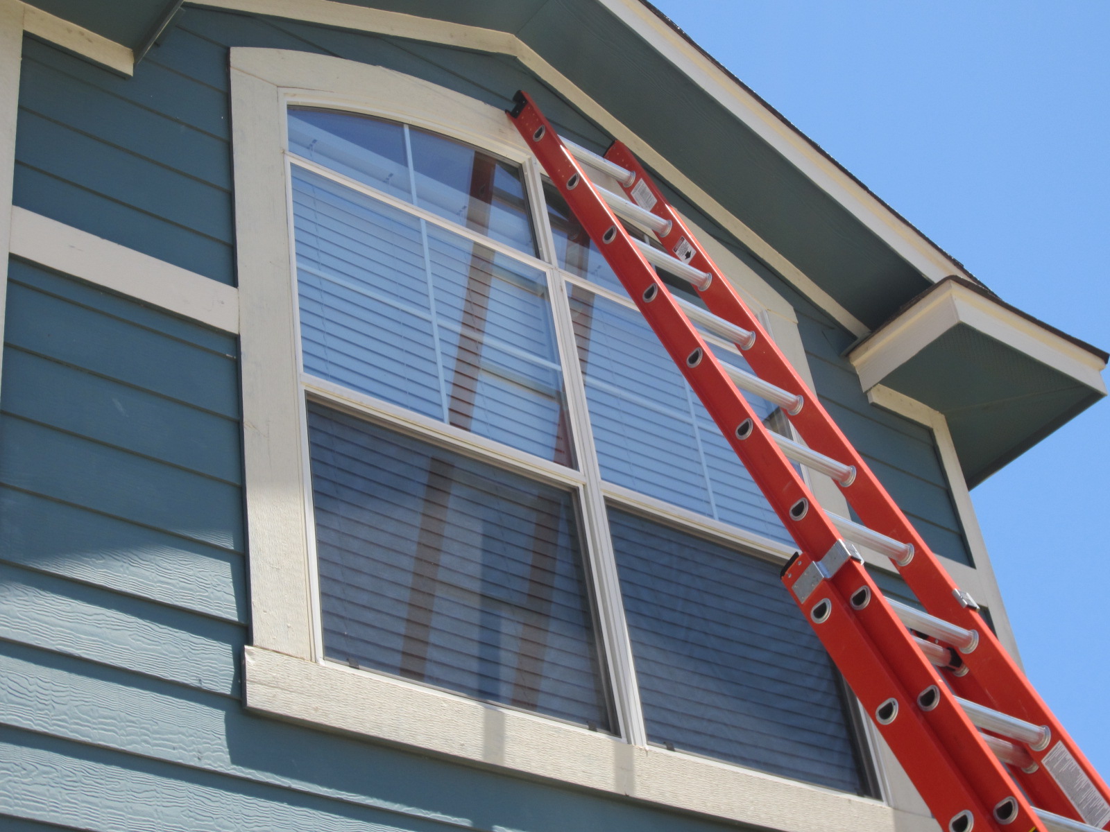 Bug screens fit into the opening part of single hung windows.